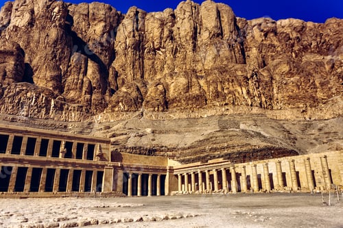 Preview: Beautiful view of the Mortuary Temple of Hatshepsut, Egypt