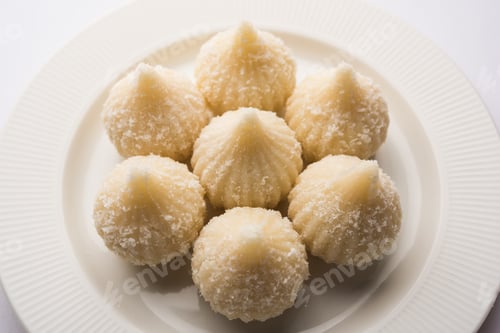 Modak, A Delicious Dessert on Plate