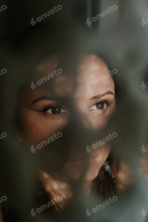 Preview: Portrait of a girl in shadows and light