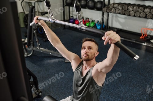 Preview: Man Preparing to Pump Iron
