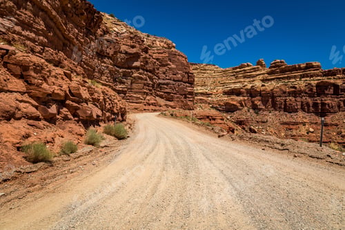 Preview: The Moki Dugway, On Utah Route 261, Is A Dirt Switchback Road Carved Into The Face Of The Cliff
