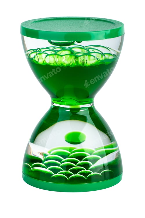 Preview: Green gel hourglasses