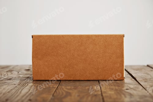 Preview: Cardboard craft package box and bag set