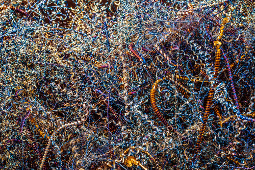 Preview: Metal shavings background