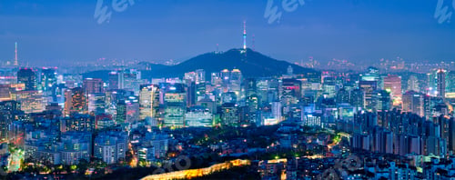 Preview: Seoul skyline in the night, South Korea