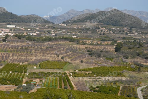 Preview: Semi aerial rural agricultural landscape, Spain