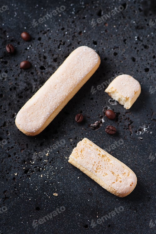 Preview: Traditional italian cookie savoiardi