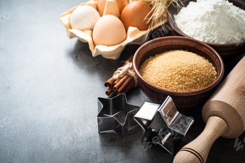 Preview: Ingredients for cooking bakin