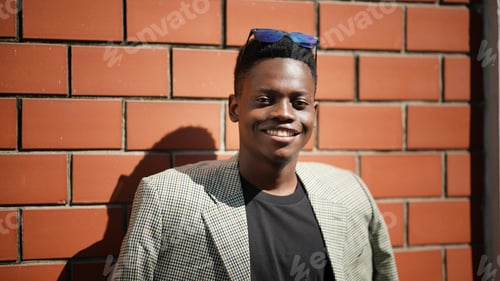 Preview: Portrait of a confident young black guy