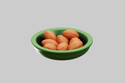 Preview: Bowl of festive almonds