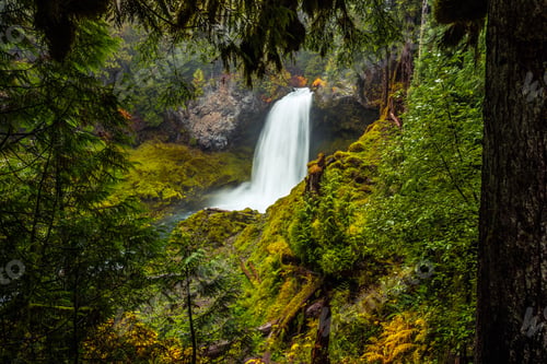 Preview: Sahalie Falls On The Mckenzie River In Oregon