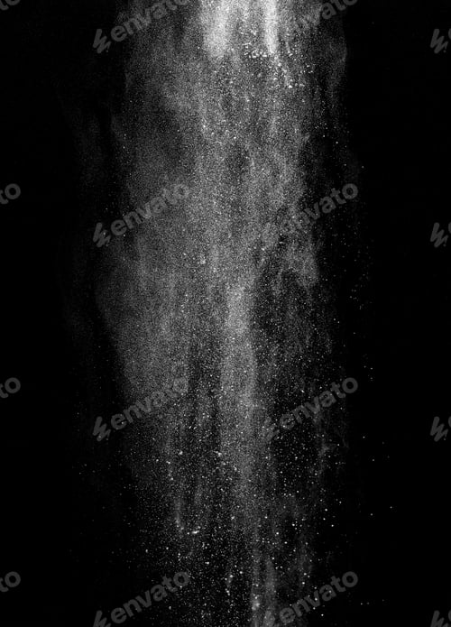 Preview: dust powder flour background explosion smoke splash food ingredient spray explode paint cloud