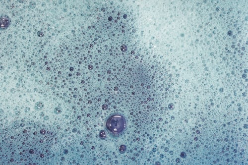 Preview: Shampoo Bubbles- Dish Soap. Drops- Liquid Foam. Fluid Aqua- Abstract Pattern Nature. Background