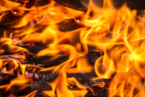 Preview: Close-up of of burning fire