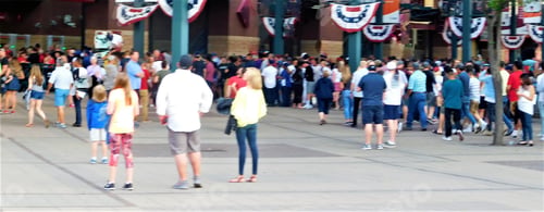 Preview: Take Me Out To The Ballgame! Crowds of People Attending a Baseball Game!