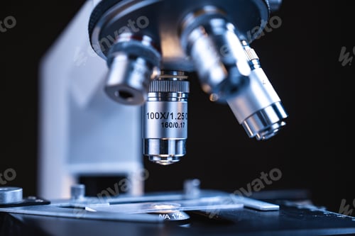 Preview: professional scientific equipment microscope for medicine scientist using in biotechnology science