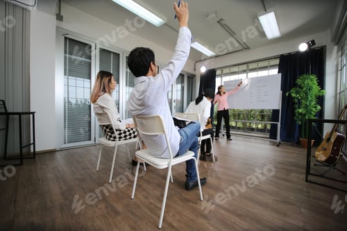Preview: student learning a music song of classic musical class at home studio or school, playing instrument