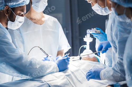 Preview: Surgical Team Performing Operation in Hospital
