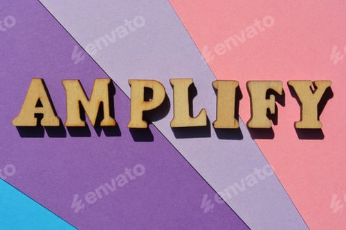 Preview: Amplify, word as banner headline