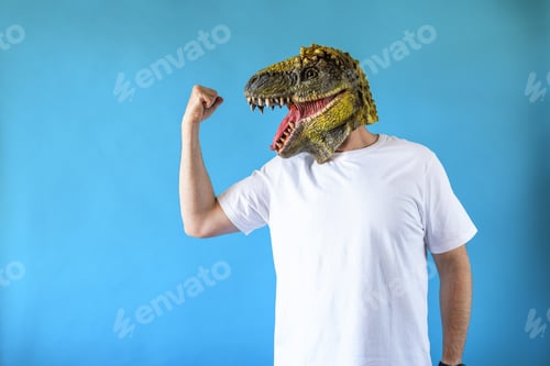 Preview: dinosaur-headed man