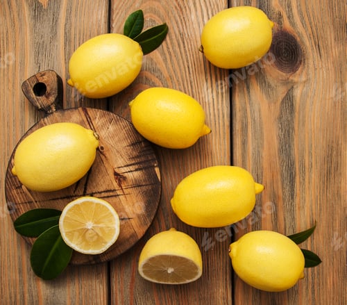 Preview: Fresh ripe lemons
