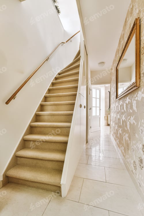 Preview: Door of room near staircase at home