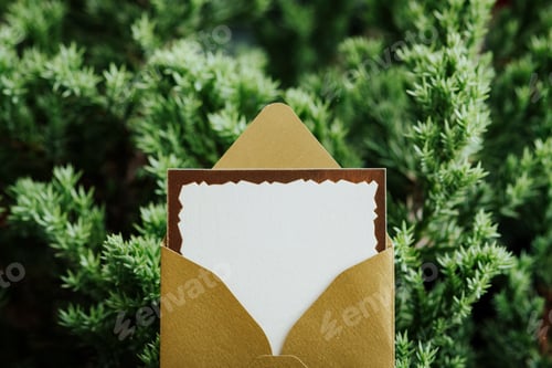Preview: Rustic Christmas card design space