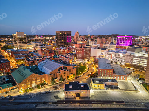 Preview: Syracuse, New York, USA at Twilight
