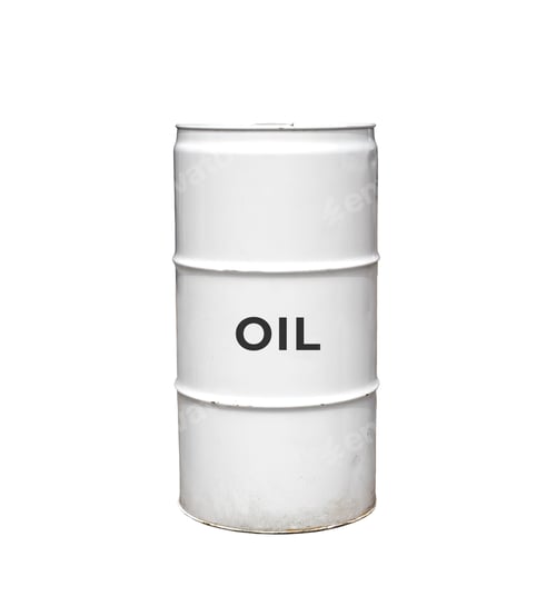 Preview: Oil barrel isolated over white background
