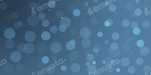 Preview: Blurred of blue bokeh for abstract background