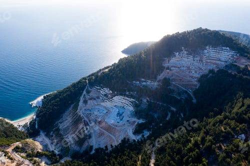 Preview: Marble quarry site in Thassos, Greece
