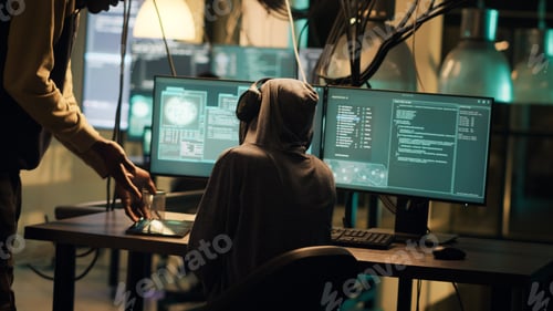 Preview: Female thief using her knowledge of network systems