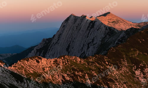 Preview: Summer sunrise in the mountains