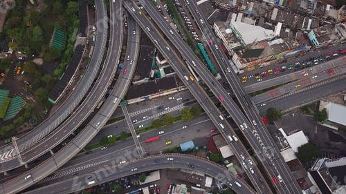 Preview: Bangkok Downtown. Thailand. Financial district and business in urban city in Asia.