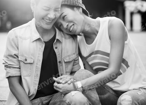 Preview: LGBT Lesbian Couple Moments Happiness Concept
