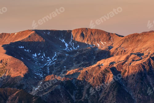 Preview: mountain landscape in Fagaras Mountains, Romania