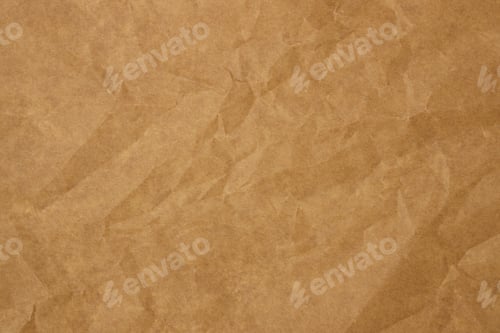 Preview: brown paper craft crumpled texture background