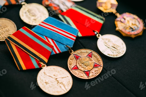 Preview: Anniversary Medals Of A Victory In The Great Patriotic War On A