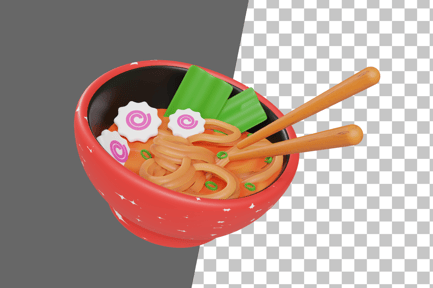 Preview: Ramen 3D Icon