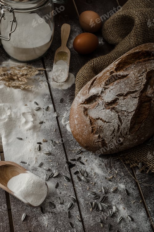 Preview: Rustic bread wheat-rye