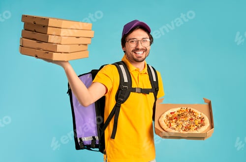 Preview: Man on a colored background
