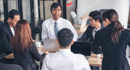 Preview: Diversity Partner Teamwork Collaborate Team Meeting Communication Business people Working Together