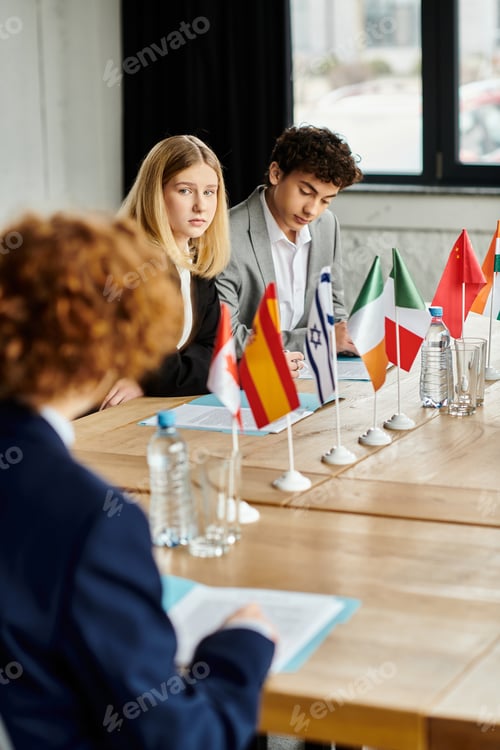 Preview: Teenagers Engage in Diplomatic Dialogue at Model UN Conference