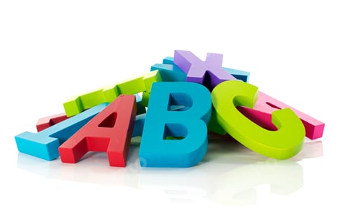 Preview: letters from alphabet