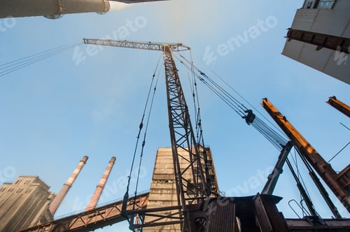 Preview: On the territory of the industrial plant outdoor