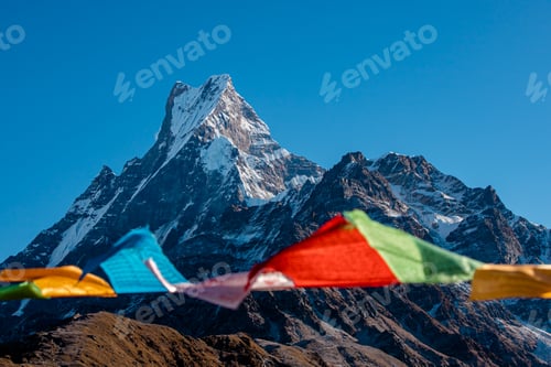 Preview: landscape view of Mountain range in Mardi, Kaski, Nepal