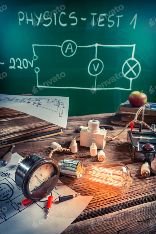 Preview: Study of electric current in the physics laboratory