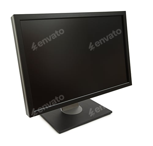 Preview: Computer monitor isolated