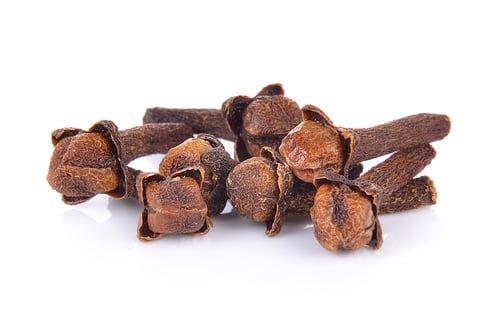 Preview: Spice cloves on white background