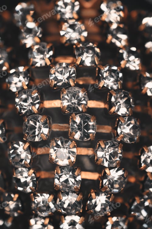 Preview: Macro Diamonds Sparkling In Light
